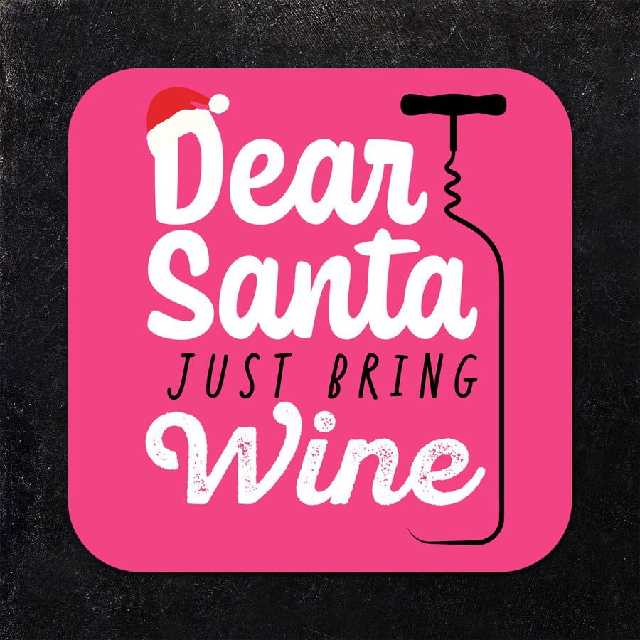 Assorted Satirical Christmas Paper Coaster Set