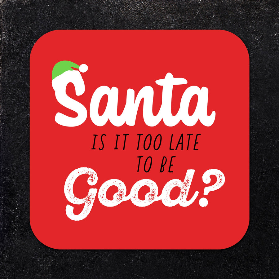 Assorted Satirical Christmas Paper Coaster Set