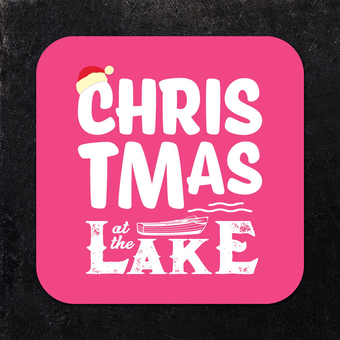 Christmas at the Lake Assorted Paper Coaster Set