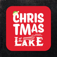 Christmas at the Lake Assorted Paper Coaster Set