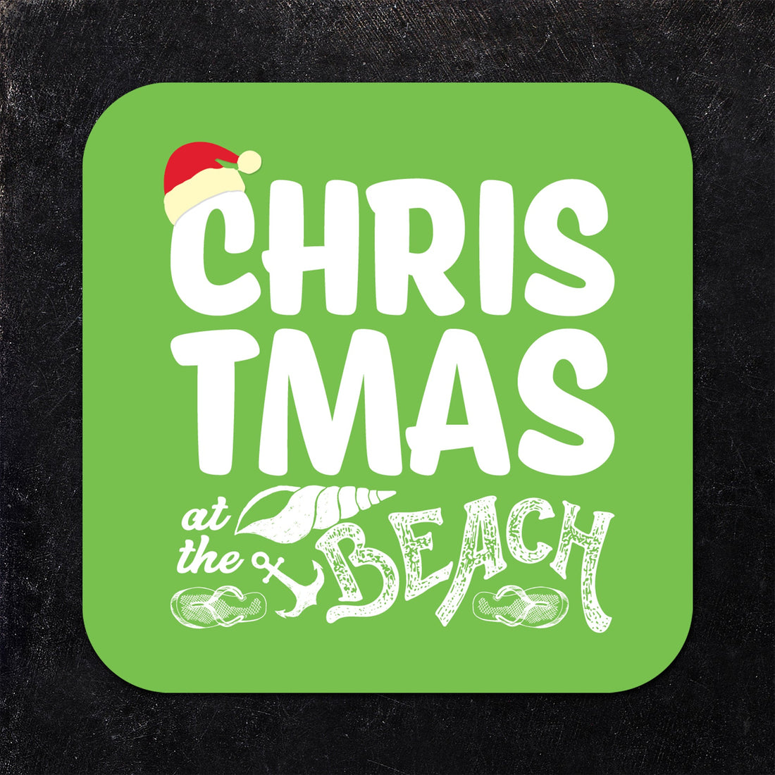 Christmas at the Beach Assorted Paper Coaster Set
