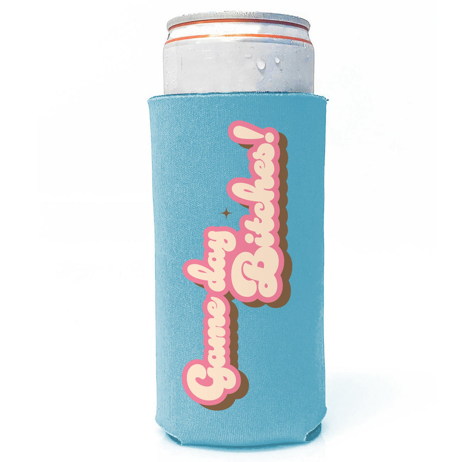 Game Day Bitches! - Slim Can Drink Koozie