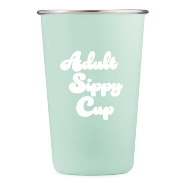 Adult Sippy Cup - 16oz Stainless Steel Cup