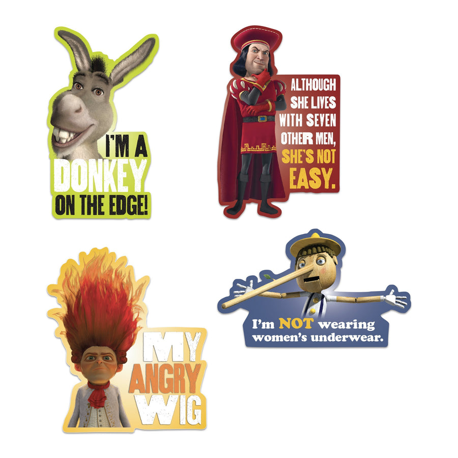 Shrek Series Sticker Set - Official DreamWorks Shrek Merchandise