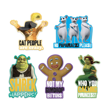 Shrek Series Sticker Set - Official DreamWorks Shrek Merchandise