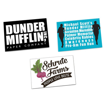 The Office Magnets, Set of 3 - Official The Office Merchandise