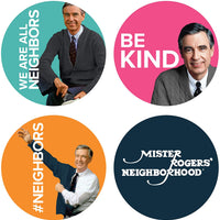 Mister Rogers Novelty Stickers - Set of 4