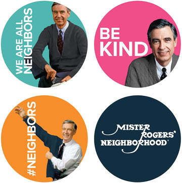 Mister Rogers Novelty Stickers - Set of 4
