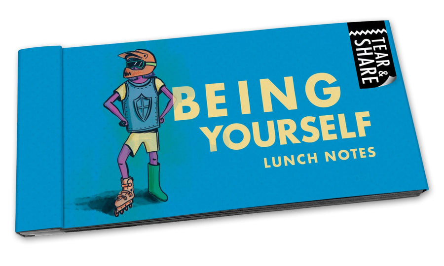 Being Yourself - Tear and Share Lunch Notes for Kids