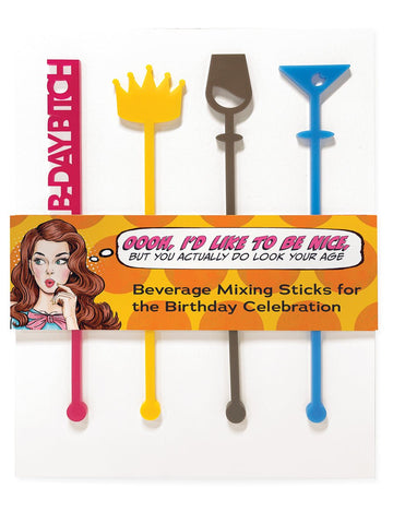 Pop Life Beverage Mixing Sticks for the Birthday Party
