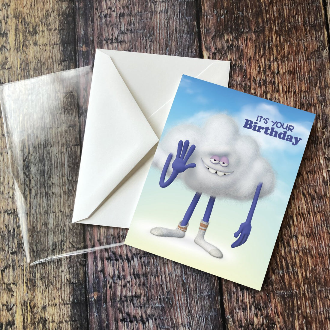 Trolls World Tour - Cloud Guy "It's Your Birthday" Card