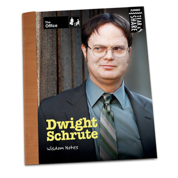 Dwight Schrute Wisdom Notes quote book cover.