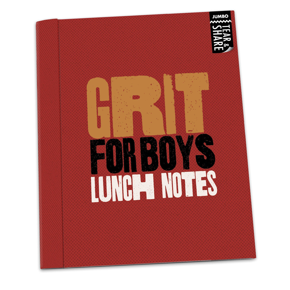 Grit for Boys - Jumbo Tear and Share Lunch Notes for Teen Boys