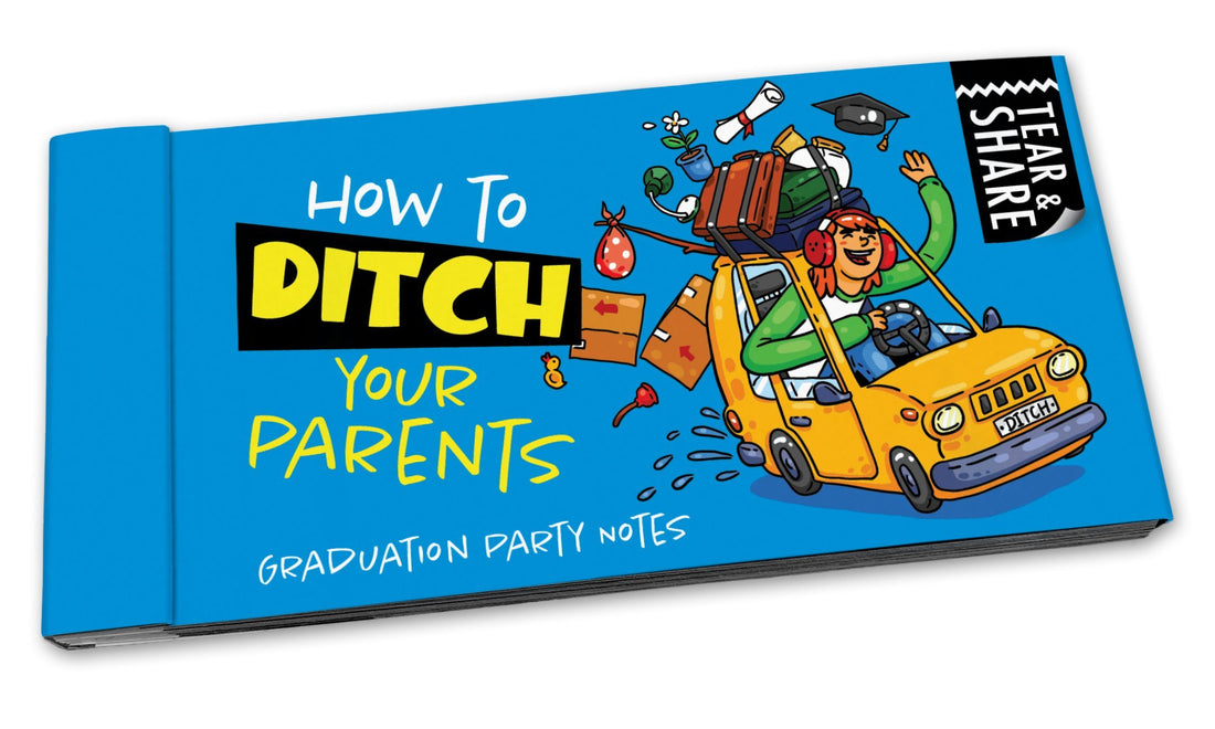 How to Ditch Your Parents - Graduation Party Note Cards