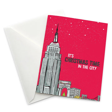 It's Christmas Time in the City Card