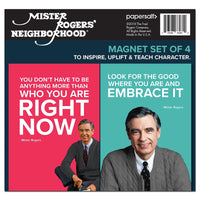 Mister Rogers Magnet Set: Mister Rogers Quotes, Set of 4