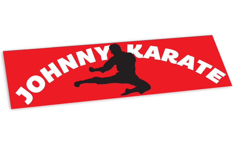 "Johnny Karate" Bumper Sticker - Official Parks and Rec Merch