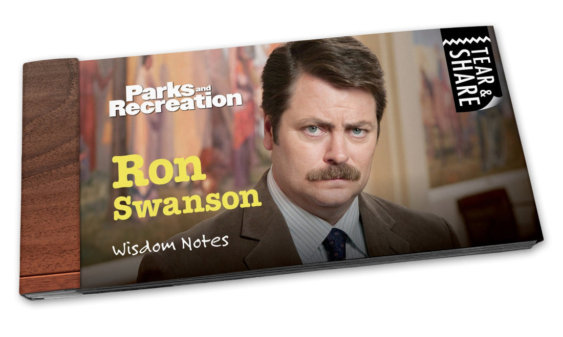 Ron Swanson Wisdom Notes - Official Parks and Rec Merch