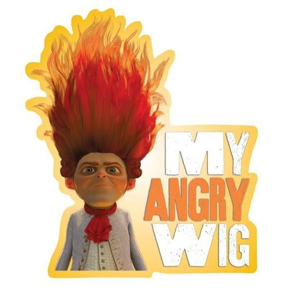 Rumpelstiltskin "My Angry Wig" Vinyl Sticker - Official DreamWorks Shrek Merchandise