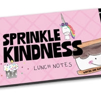 "Sprinkle Kindness" Tear and Share Lunch Notes