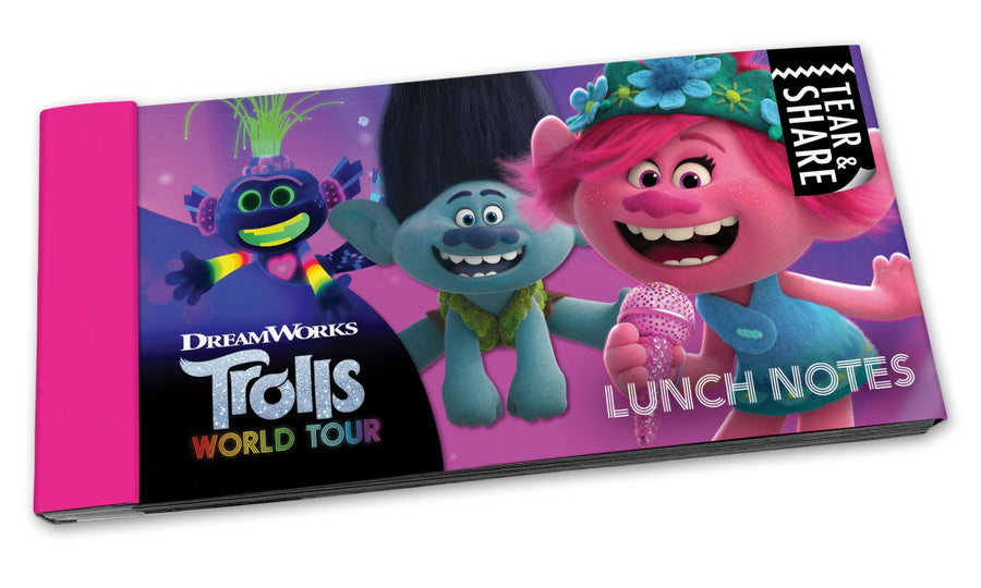 Trolls World Tour Tear and Share Lunch Notes for Kids
