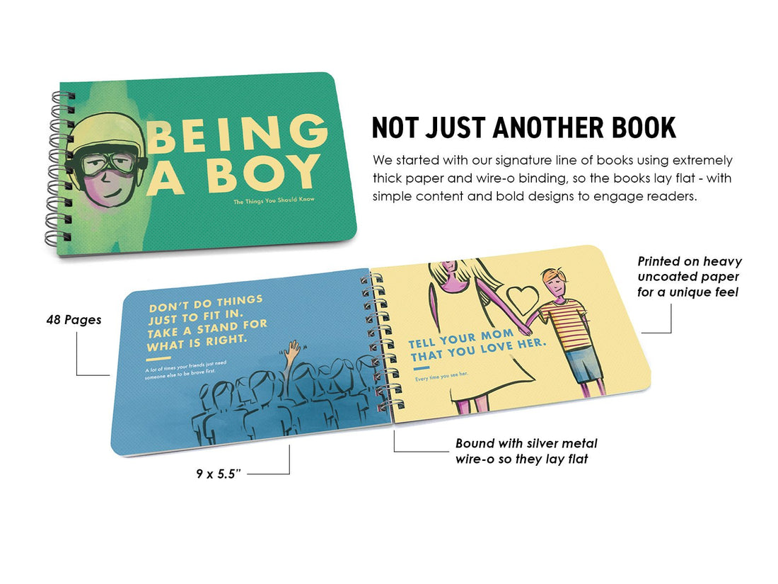 Being a Boy - Inspirational Book for Young Boys