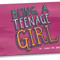 being a teenage girl illustrated cover