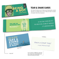Being a Boy - Tear and Share Lunch Notes for Kids