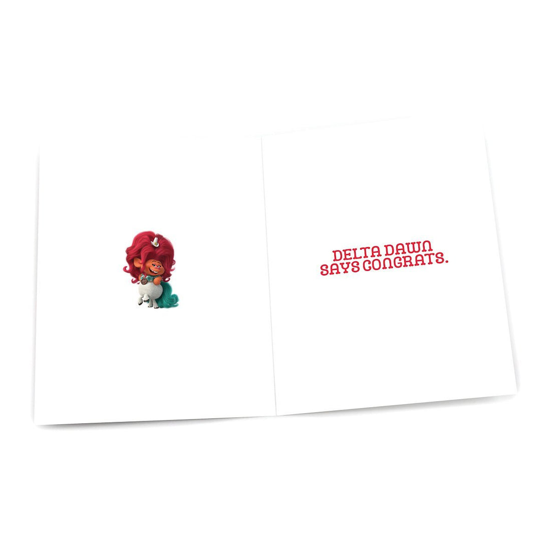 Trolls World Tour - Delta Dawn "It's Your Birthday Partner" Card