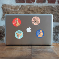 “You Had Me at Woof” Pet Sticker