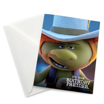 Trolls World Tour - Hickory "It's Your Birthday Partner" Card