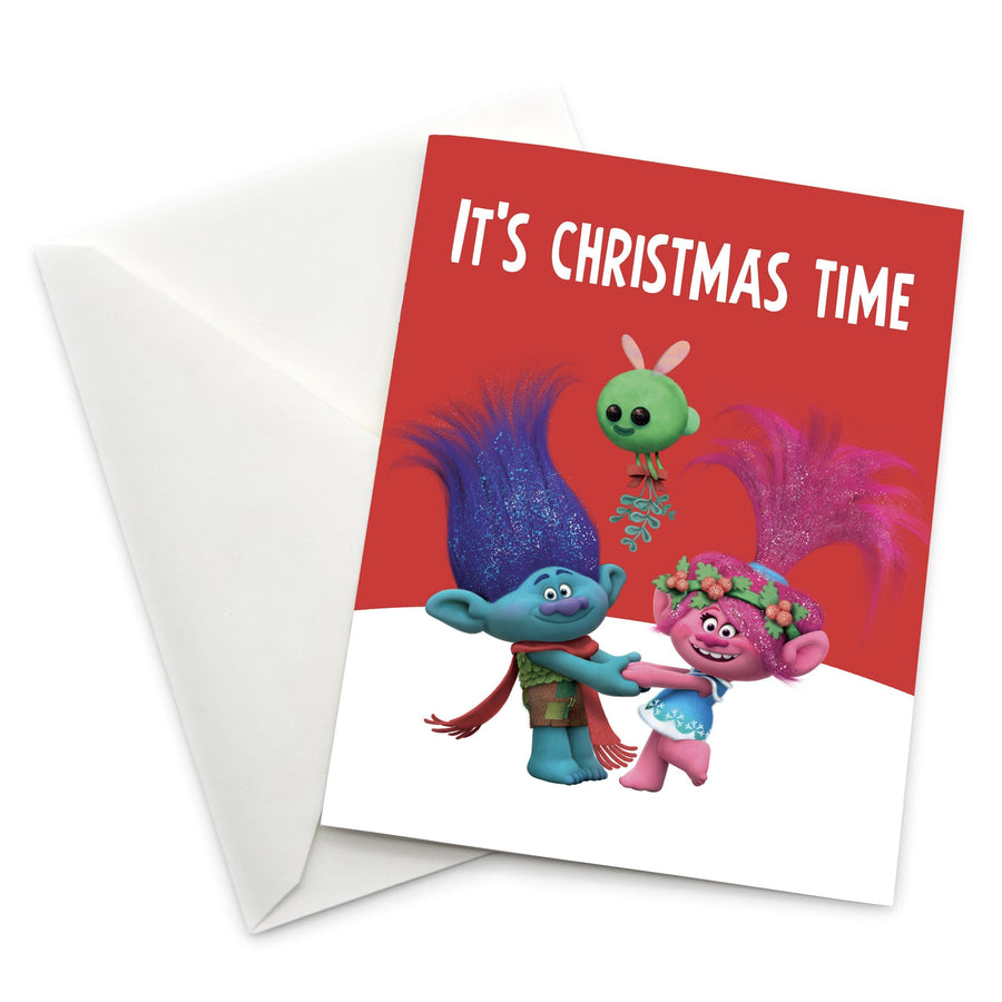 Trolls World Tour - Poppy and Branch "It's Christmas Time" Holiday Card