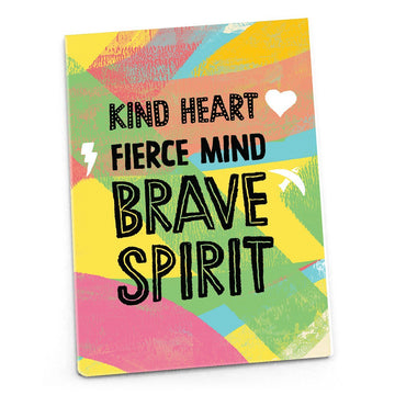 Inspirational Magnet - Kind Heart Fierce Mind Brave Spirit