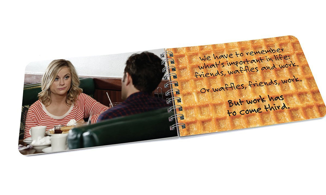 An image of content from our Leslie Knope Quote Book.