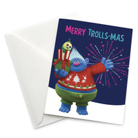 Trolls World Tour - Biggie and Mr. Dinkles "Merry Trolls-mas" Holiday Card