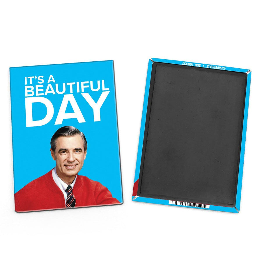 Mister Rogers Quote Magnet: "It's a Beautiful Day"