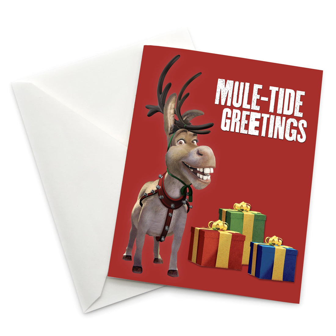 Donkey "Mule-Tide Greetings" Holiday Card