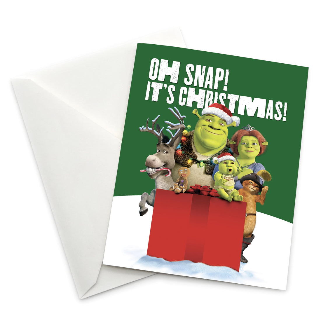 Shrek "Oh Snap! It's Christmas!" Holiday Card