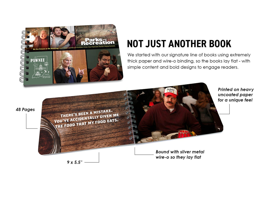 Parks and Rec Quote Book - Official Parks and Rec Merch