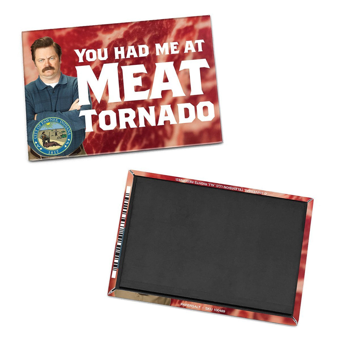 Ron Swanson "You Had Me at Meat Tornado" Magnet - Official Parks and Rec Merch