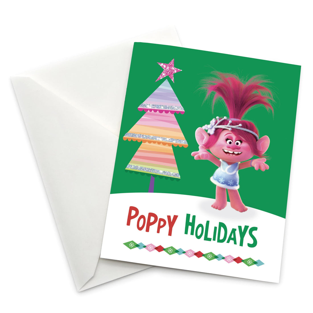 Trolls World Tour - Queen Poppy "Poppy Holidays" Card