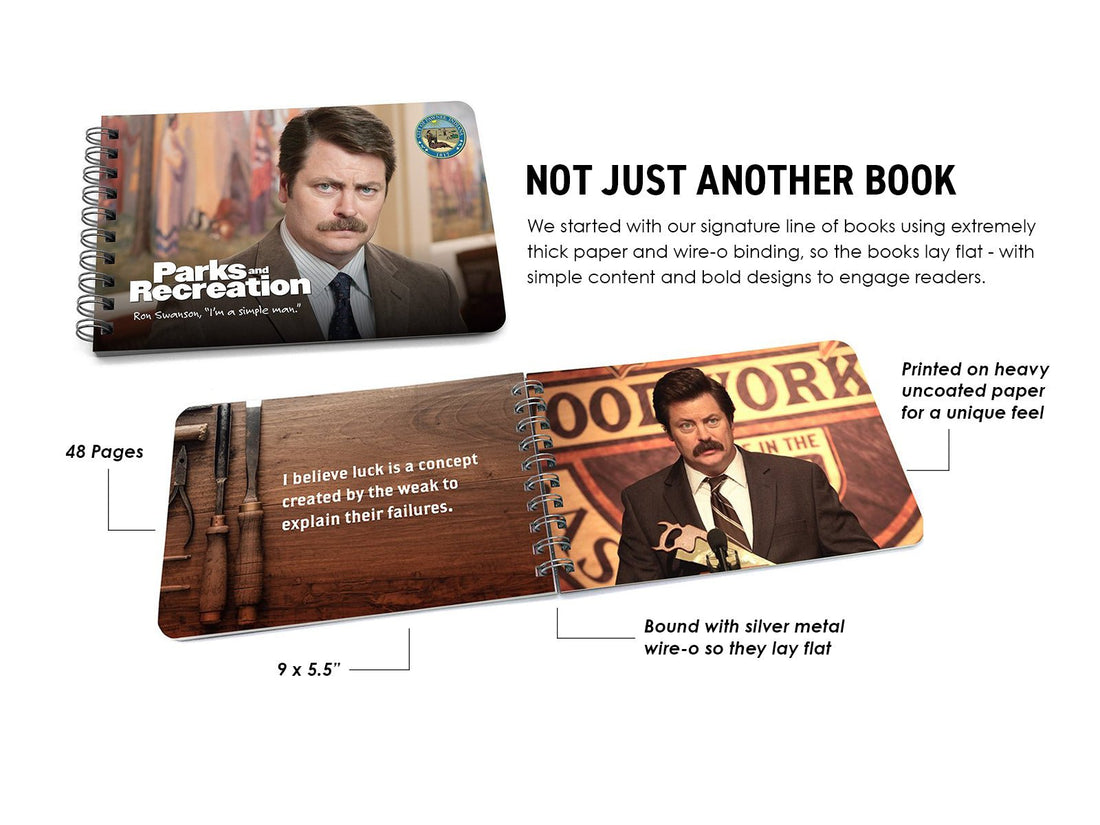 Ron Swanson Quote Book - Official Parks and Rec Merch
