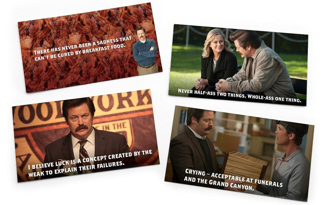 Ron Swanson Wisdom Notes - Official Parks and Rec Merch