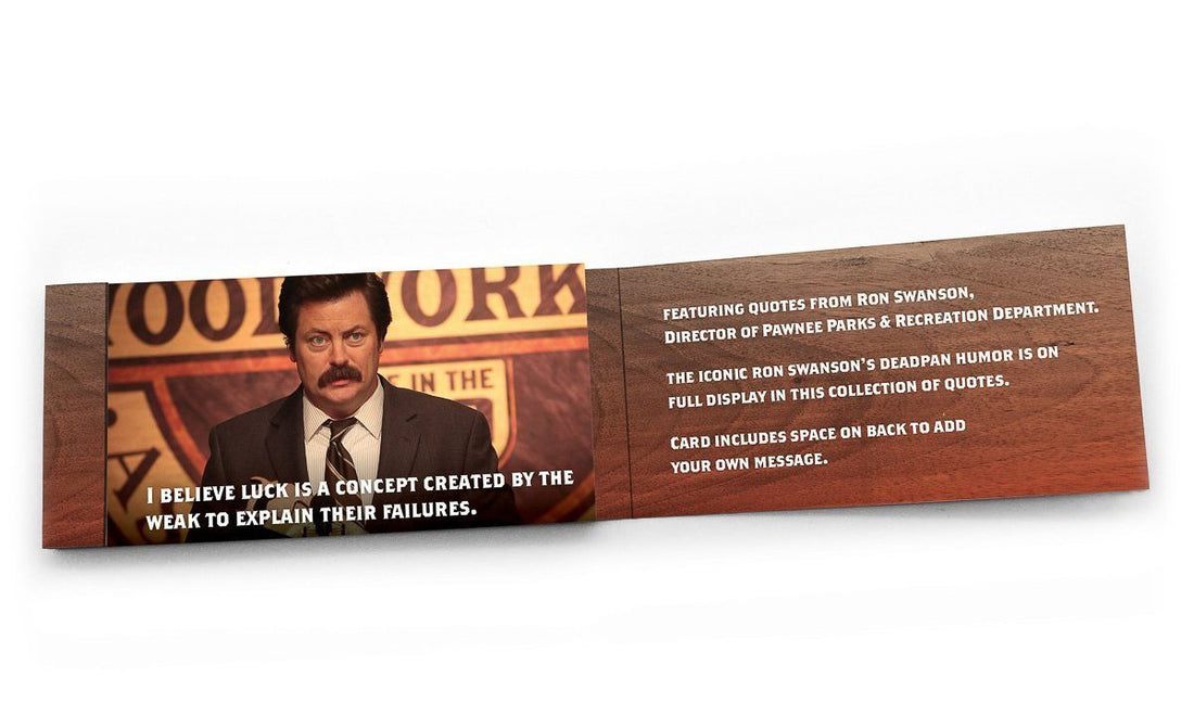 Ron Swanson Wisdom Notes - Official Parks and Rec Merch