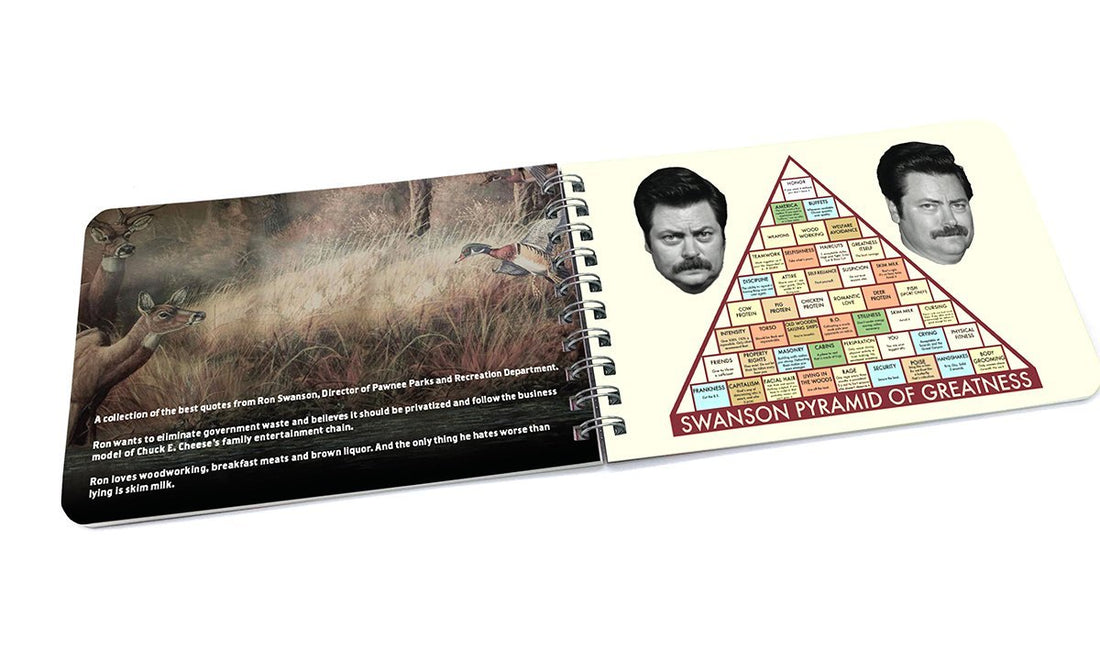 Ron Swanson Quote Book - Official Parks and Rec Merch