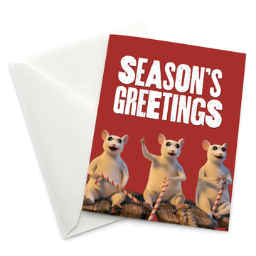 Three Blind Mice "Season's Greetings" Holiday Card