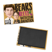 "Bears, Beets, Battlestar Galactica" Magnet - Official The Office Merchandise