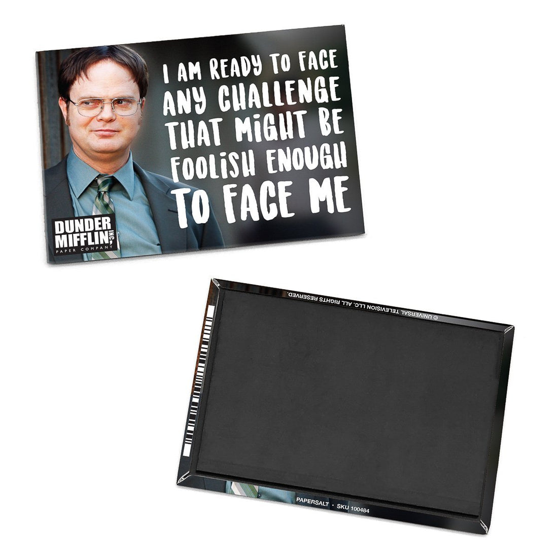 "I Am Ready to Face Any Challenge" Magnet - Official The Office Merchandise