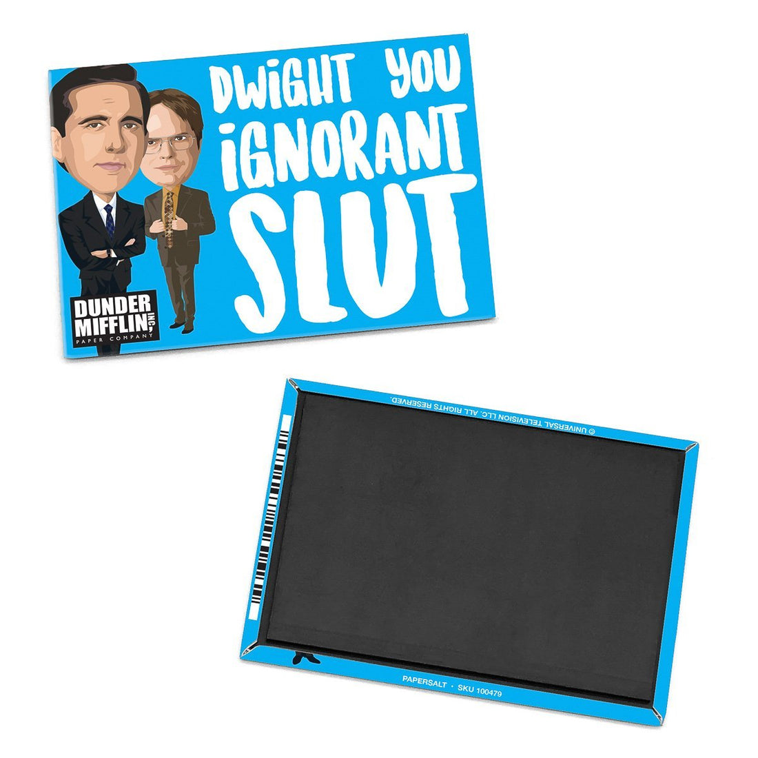 "Dwight You Ignorant Slut" Magnet - Official The Office Merchandise