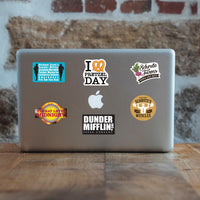 The Office Sticker Set, Pack of 6 - Official The Office Merchandise
